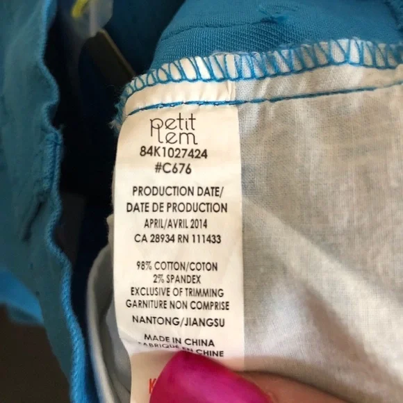 Petit Lem 5 pocket twill pants in light blue!! - Picture 7 of 8